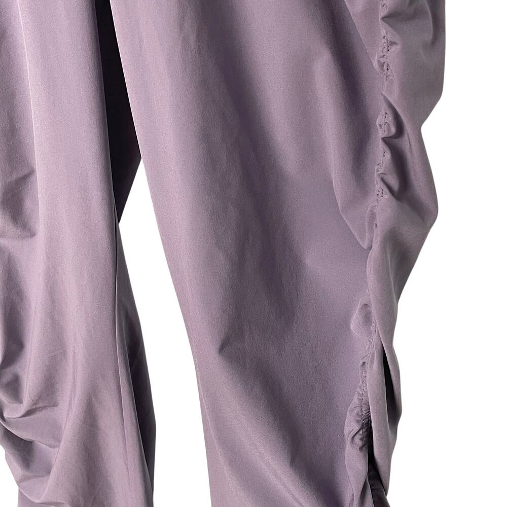 Women's Drawstring Ruched Jogger Pants - Purple - Picture 3 of 7